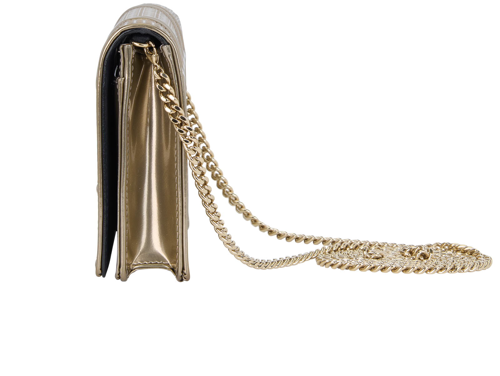 Diorama WOC, &pound;595, Handbags, Gold, Patent Leather, Bottom view